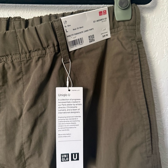 WIDE FIT PARACHUTE CARGO PANTS - Picture 2 of 5